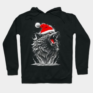 Santa Wolf Hoodie